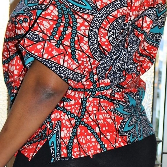 Ankara Tops/Blouse Dashiki - Picture 2 of 5